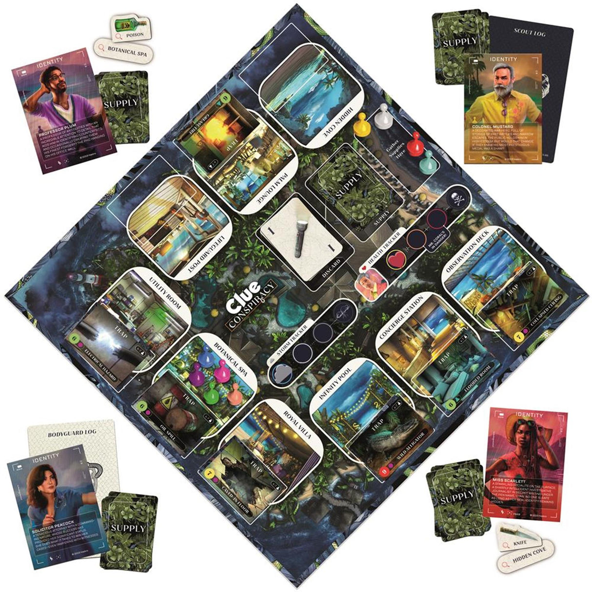Hasbro Cluedo Verschwörung – Brettspiel