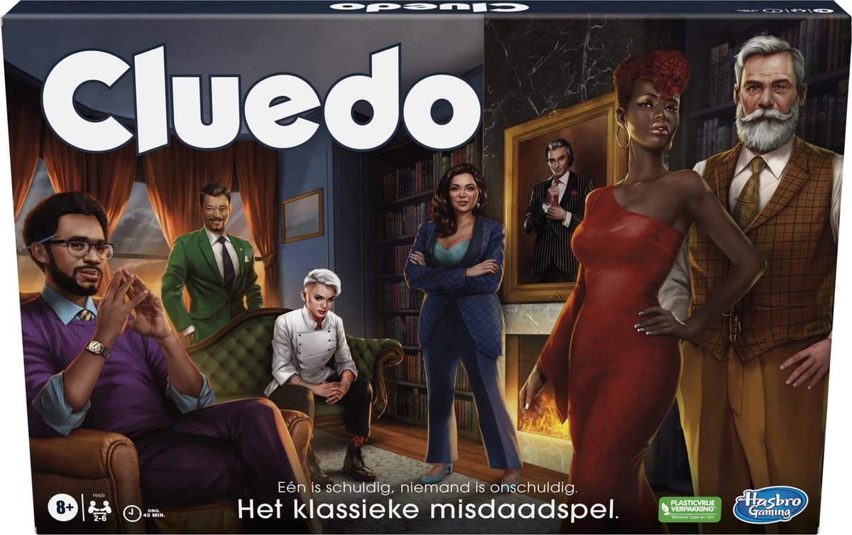 Hasbro Cluedo, das klassische Krimispiel
