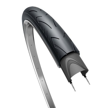 Edge Tire City Range Basic 28 x 1,40 37-622 - Schwarz mit Reflexion