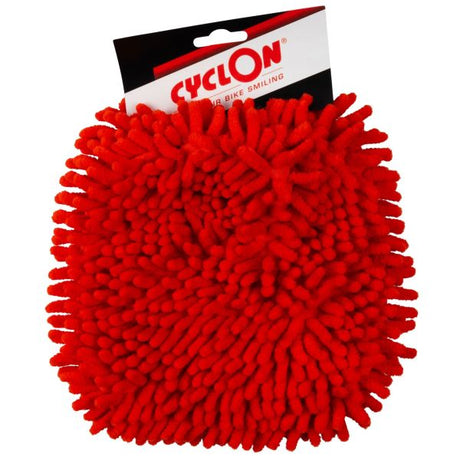 Handschuhmikrofaserrot waschen
