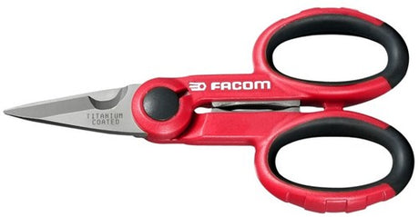 Facom Elektrikerschere 2 matt. - 841a.4
