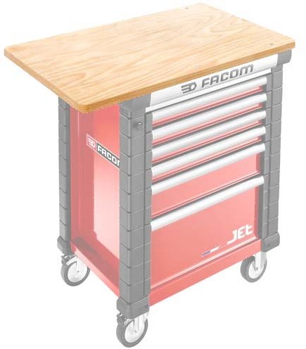 Facom houten werkblad m4 | 28mm - jet.wa14m4