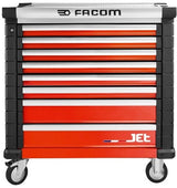 FACOM Jet Werkzeugwagen 8 Schubladen M4 Rot - Jet.8m4a - Jet.8m4a