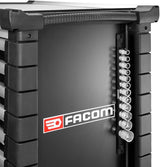 FACOM ogv® Steckschlüsselsatz | 1 2" 6-seitig | 12-teilig auf Schiene - s.40egrppb