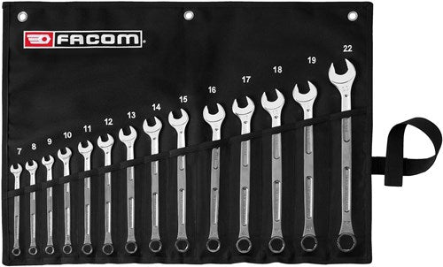 Facom-Komposition aus 14 OGV Grip XL-Kombinationsschlüsseln in einem Kit – 441.jv14grppb