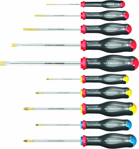 Facom-Set mit 10 Schraubendrehern – atw.j10pb