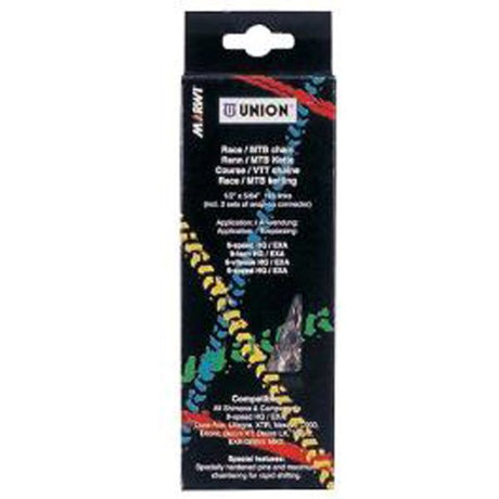 BF1001A Ketting Union 810 1 2x1 32x116 - Fahrradkette 116 Links - Schwarz