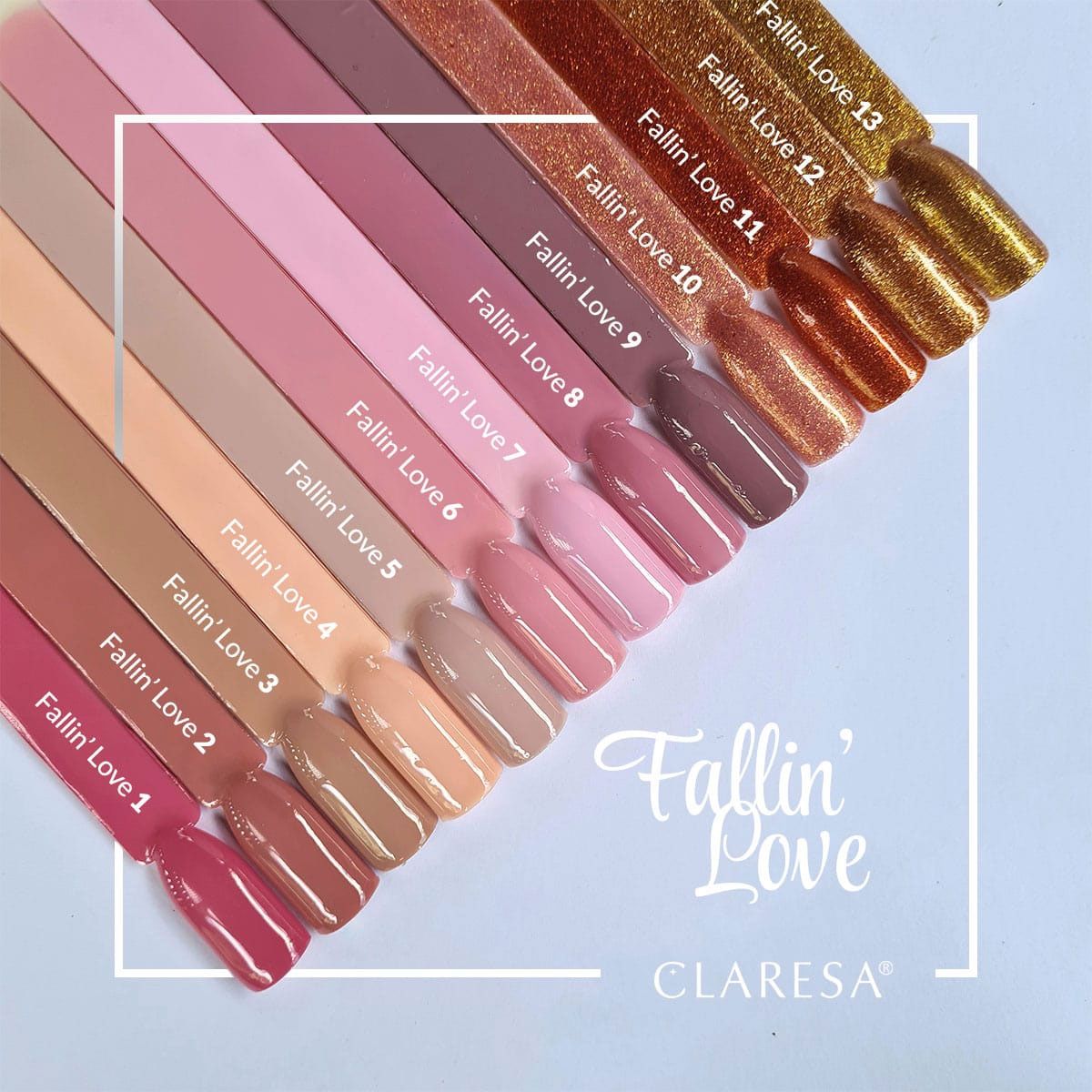 Claresa UV-LED-Gel-Nagellack, 5 ml, Fallin' Love 5