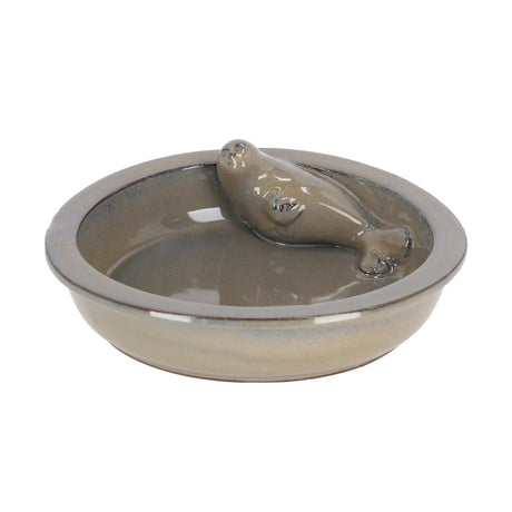 Esschert design vogelbad rond zeehond ã˜27cm