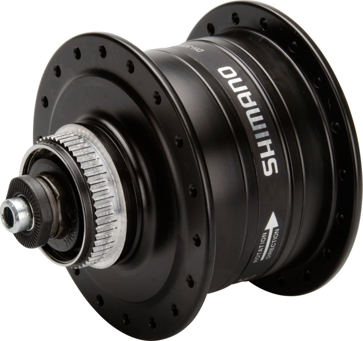 Shimano dh-3d37-qr Nabendynamo 32 g Ausfallende Scheibe 6 V 3 Watt schwarz