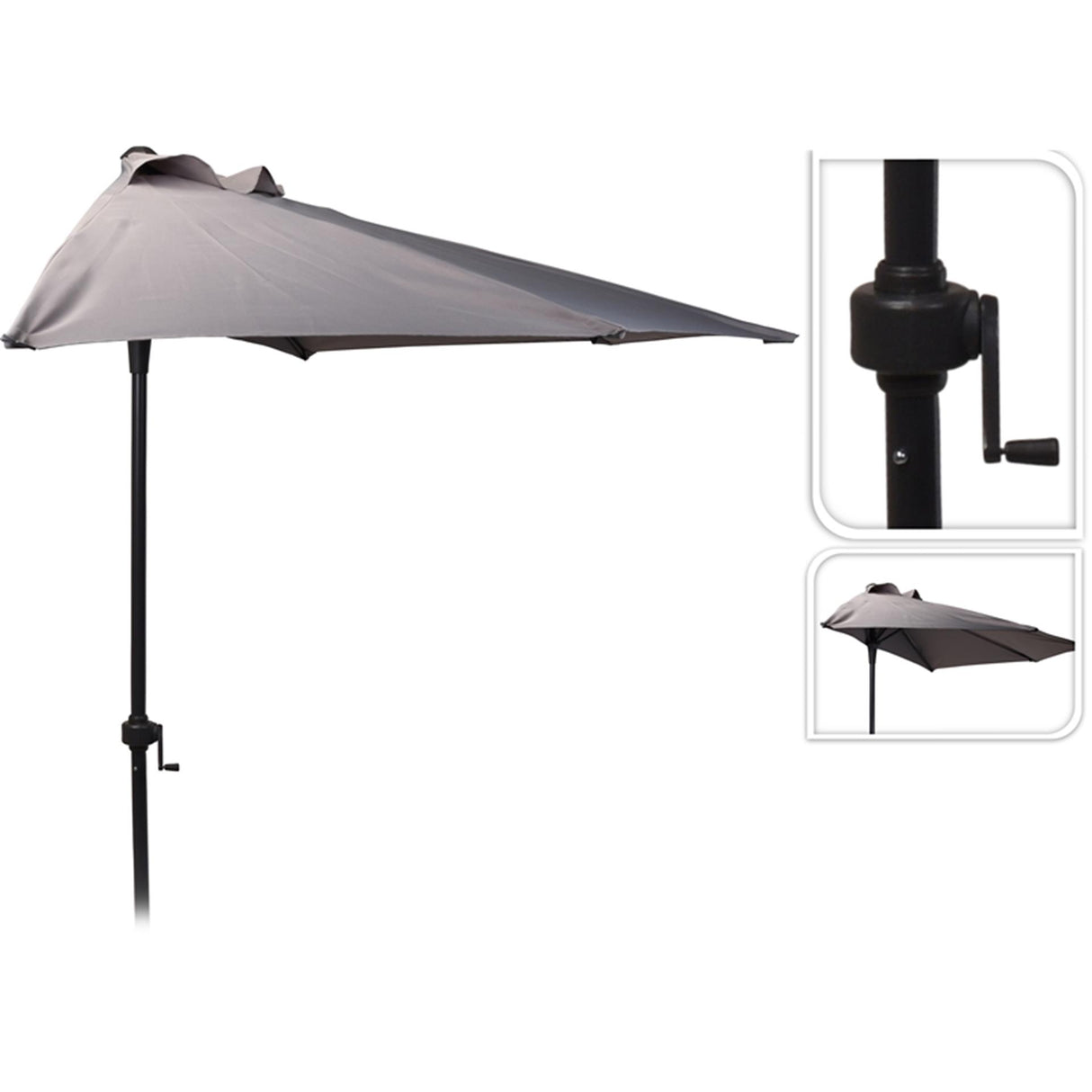 Pro Gartenschirm halbrund ø250cm