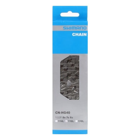 Shimano Hg40 Halskette 6 7 8V 116 Schakels - Grau