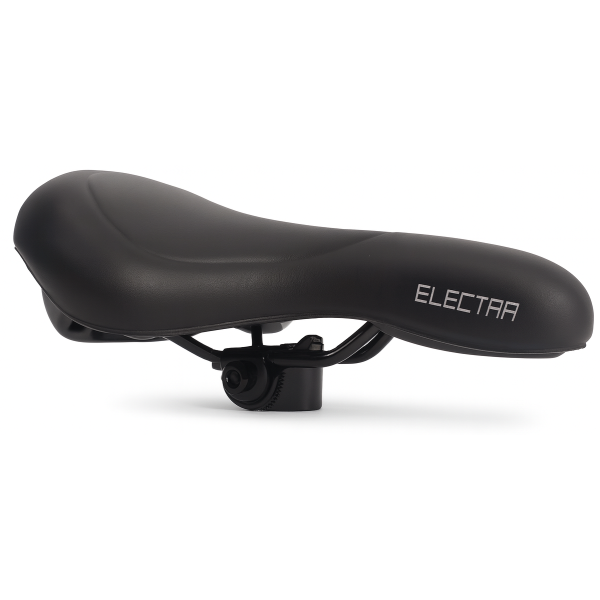 Edge Fahrrad Sattel E -Bike Electra mit Griff und Speicherplatz für das Apple Air Tag - Schwarz