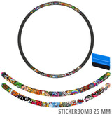 Rie:sel Design Felgenaufkleber-Set 25 mm