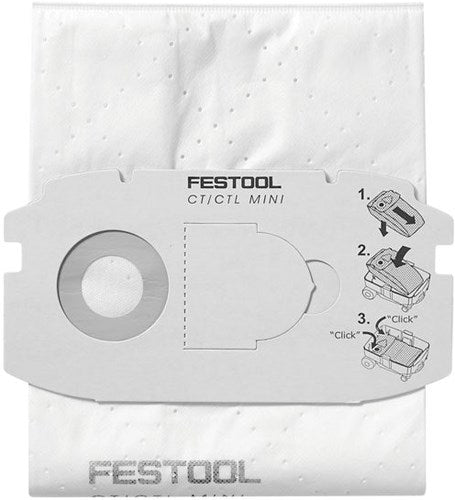 Festool Zubehör Filtertüten CTL Mini (5x) | 498410