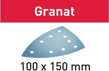 Festool Zubehör Schleifpapier STF Delta 9 P80 Gr 10 Granat – 577539