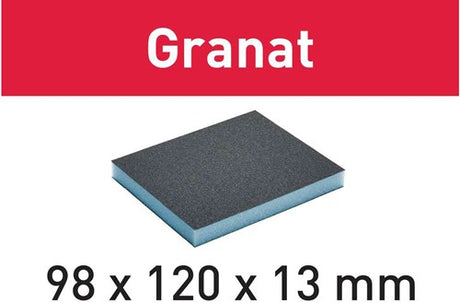 Festool Zubehör Scheuerschwamm Granat | 98x120x13 | 120 Gramm 6 - 201113