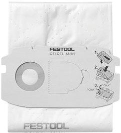 Festool Zubehör selbstreinigende Filtertüte SC FIS-CTL Midi (5x) | 498411
