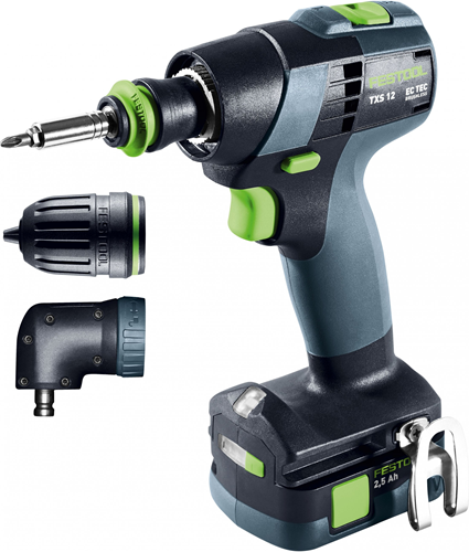 Festool Akku-Bohrschrauber TXS 12 2,5 Set – 576874