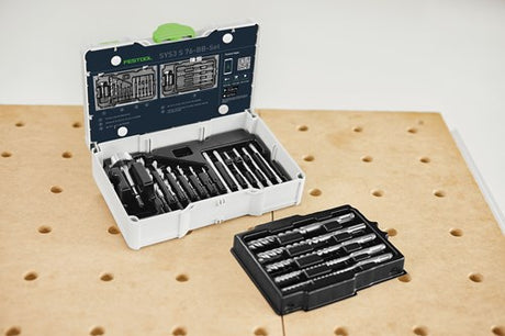Festool Zubehör Festool sys3 s 76-bb Set Bit- und Bohrerset – 578119