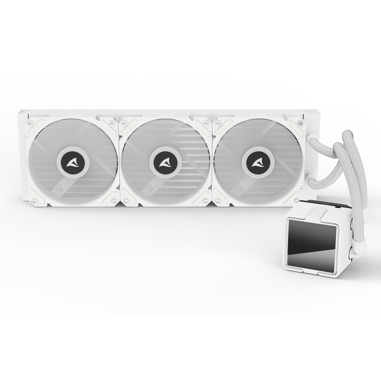 Sharkoon S60 ArGB Wasserkühlung (weiß, 4-Pin-PWM)