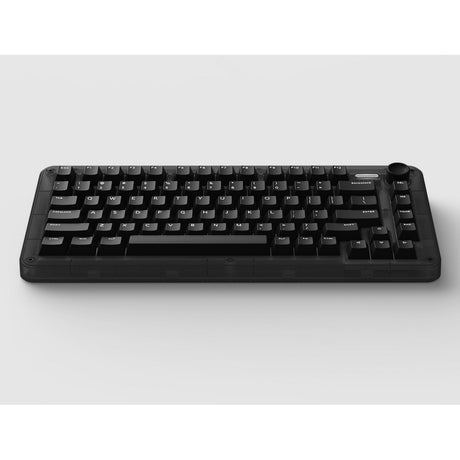 Iqunix ZX75 Dark Side kabellose mechanische Tastatur (Schwarz, US-Layout (QWERTY), Gateron Brown, 75 %, RGB-LEDs, Hot-Swap-fähig, Double-Shot PBT, 2,4 GHz | Bluetooth 5.1 | USB-C)