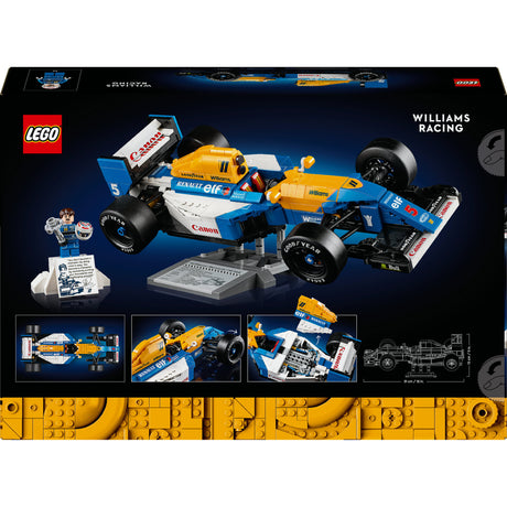 Lego-Ikonen Williams Racing FW14B und Nigel Mansell Formel-1-Auto – 10353