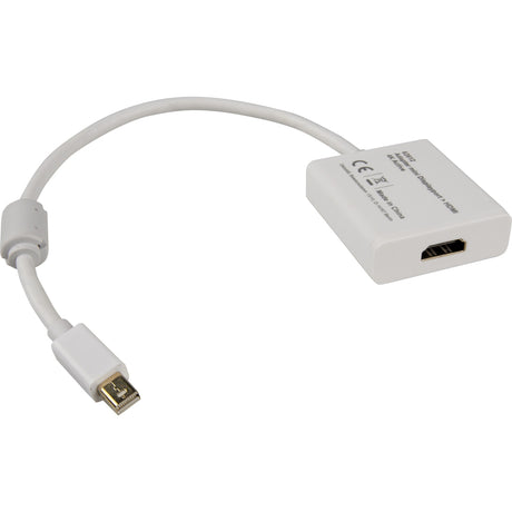 Delock Mini DisplayPort > HDMI Adapter (weiß, 0,2 Meter, 4k)