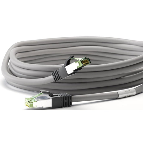 Goobay Netzwerkkabel Kat.8.1 S FTP (grau, 3 Meter)