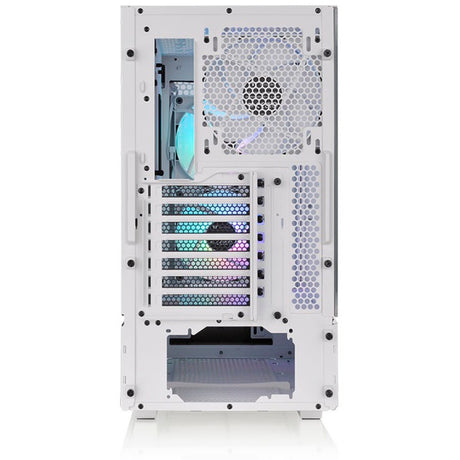 Thermaltake Ceres 300 TG ARGB Snow Midi-Tower-Gehäuse (Weiß | 2x USB-A | 1x USB-C | RGB | Gehärtetes Glas)
