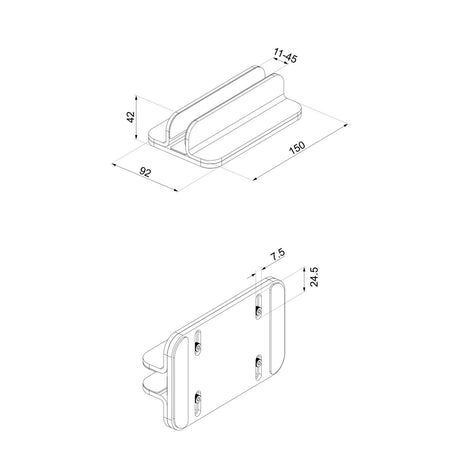 Neomounts nsls300silver Laptophalter 11–17 Standard (Silber)