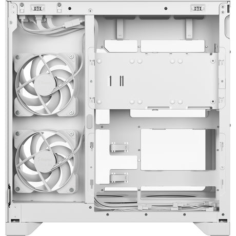 Fractal Design Pop 2 Vision RGB Midi-Tower-Gehäuse (weiß | 1x USB-A | 1x USB-C | RGB | gehärtetes Glas)