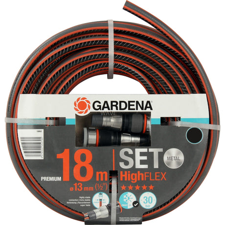 Gardena Komfort-Highflex-Schlauch 13 mm (1 2) (grauorange, 18062-20, 18 m)