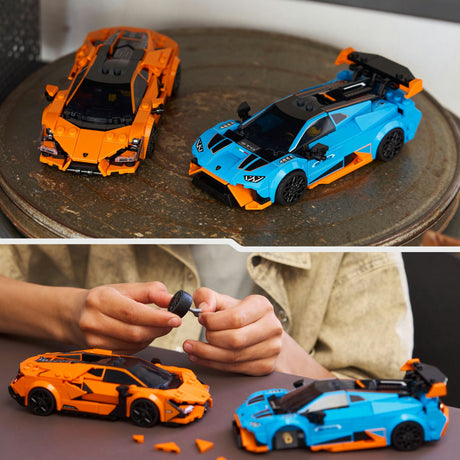 Lego® Speed Champions Lamborghini Revuelto und Huracán Sto – 77238