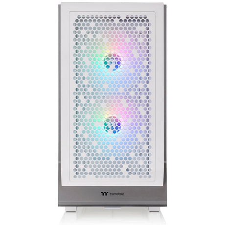Thermaltake Ceres 300 TG ARGB Snow Midi-Tower-Gehäuse (Weiß | 2x USB-A | 1x USB-C | RGB | Gehärtetes Glas)