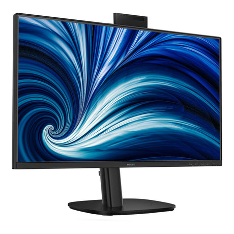 Philips 24b2u3301h 00 23.8 monitor (zwart, hdmi, displayport, usb-c, lan, audio, webcam, 120 hz)