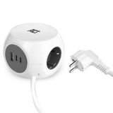 Act-Steckdosenleiste Cube mit 3 Steckdosen (Typ F), 30 W pd