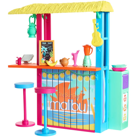 Barbie liebt das Puppenzubehör „Ocean Beach Shack“.