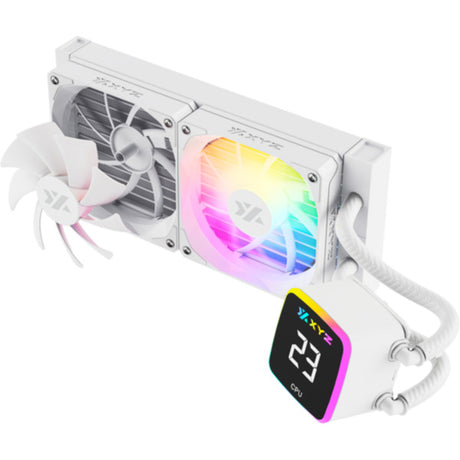 Xyz PC Gear Aquapulse AIO 240 Wasserkühlung (weiß, argb, pwm)