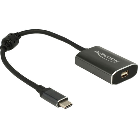 Delock USB-C (männlich) > Mini Display Port (weiblich) mit PD-Funktionsadapter (dunkelgrau, 0,2 Meter)