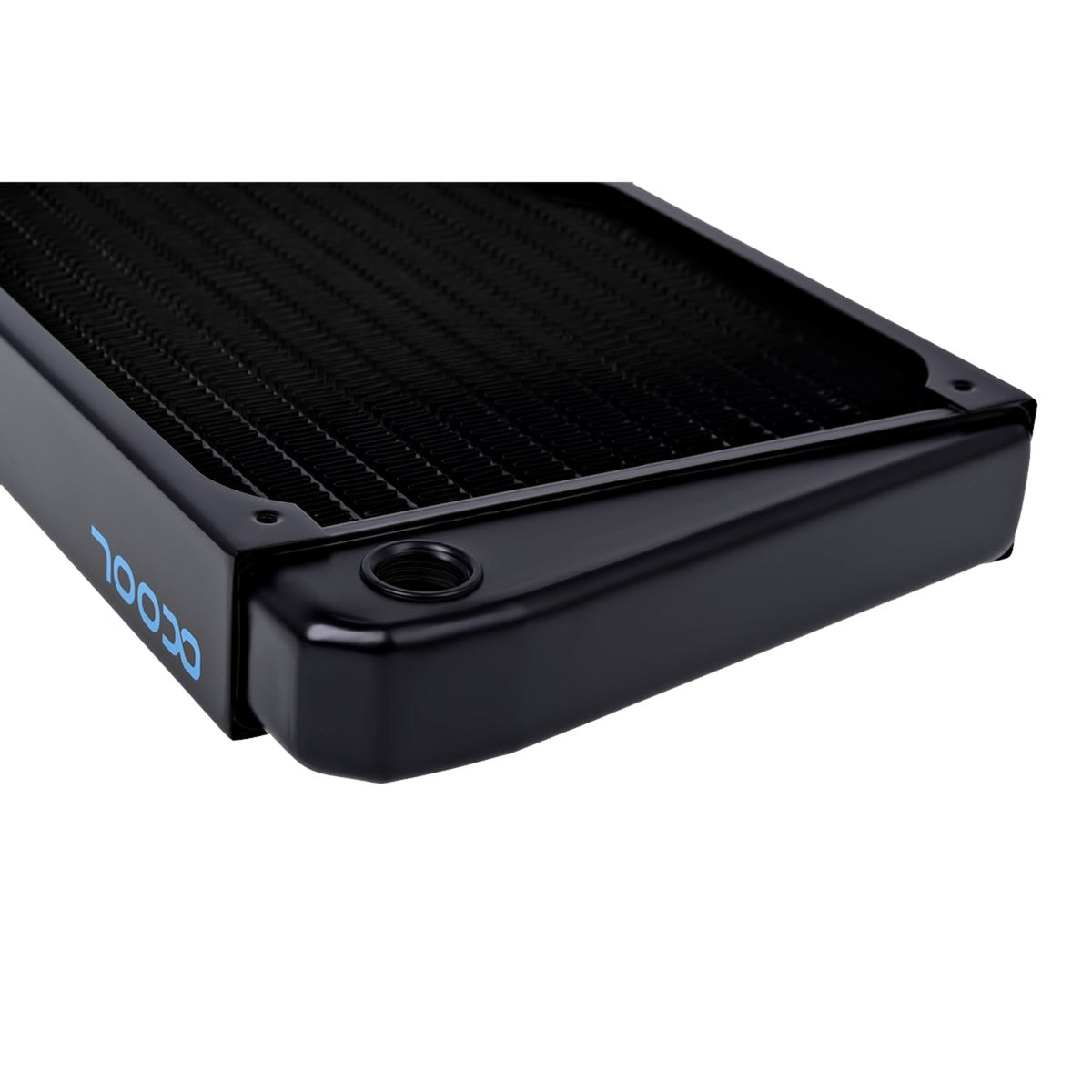 Alphacool Nexxxos ST30 Vollkupfer X-Flow 420 mm Kühler (schwarz)