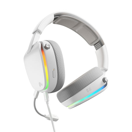 Glorious GHS Eternal RGB – Stereo-RGB-Gaming-Headset, Over-Ear-Gaming-Headset (weiß, PC, PS5, PS4, Switch, USB-C)