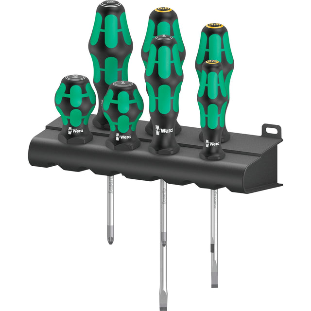 Wera 300 7 mix 2 Schraubendreher-Set (schwarz grün, 7-teilig)
