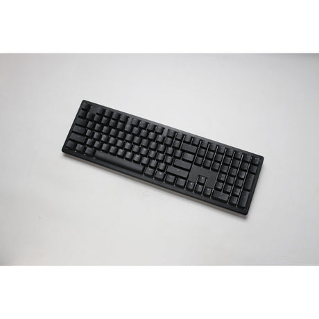 Ducky Zero 6108 Classic Black RGB mechanische Gaming-Tastatur (Schwarz, US-Layout (QWERTY), Cherry MX2A Speed Silver, 100 %, RGB-LEDs, Double-Shot PBT, Hot Swap, 2,4 GHz | Bluetooth | USB-C)