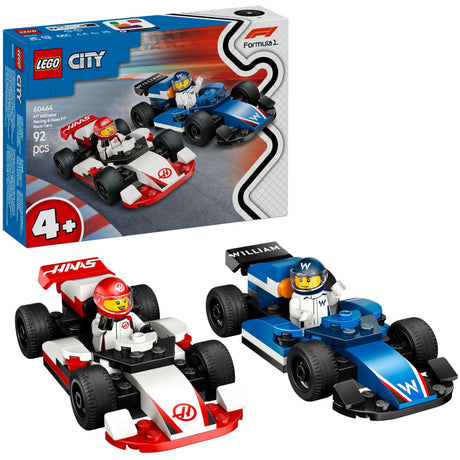 Lego City F1 Williams Racing und Haas F1 Rennwagen – 60464