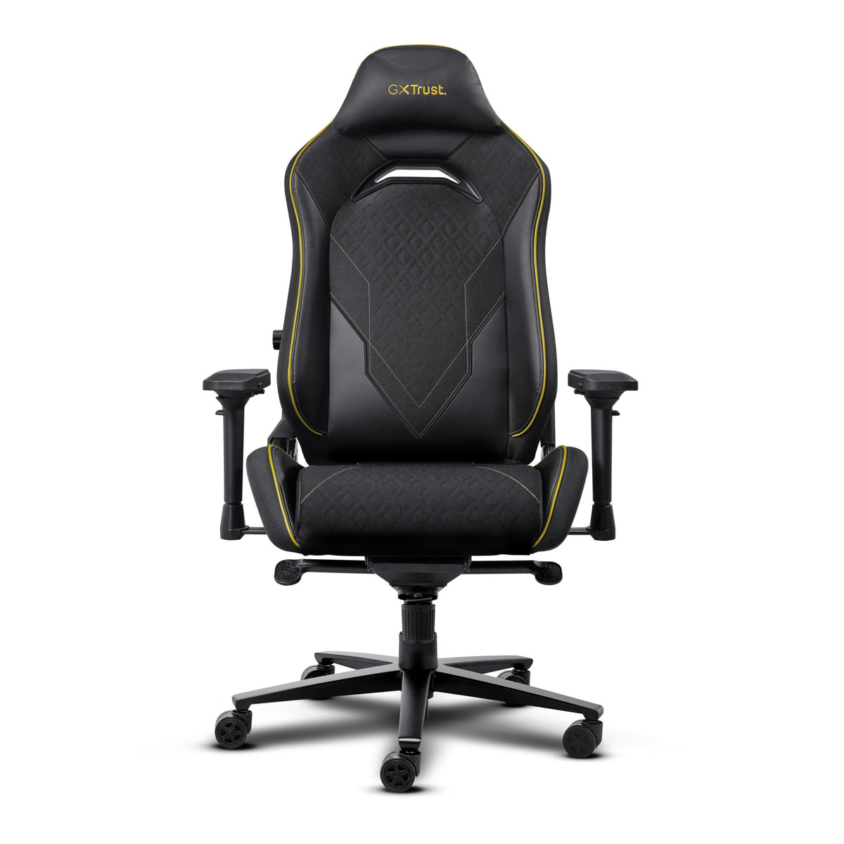 Trust GXT 721 Ruya Pro Premium bequemer Gaming-Stuhl (Schwarz Gelb)