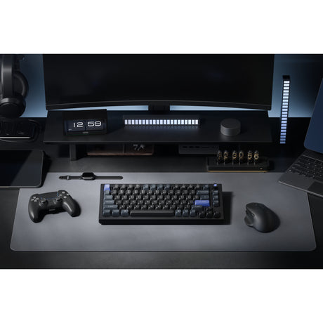 Keychron Q1 HE 8K Magnetschalter-Tastatur (schwarz, US-Layout (QWERTZ), ultraschnelles Lime, 75 %, RGB, Hot-Swap, 8K)