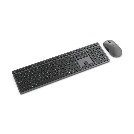 Lenovo 700 modernes kabelloses Kombi-Desktop-Set für mehrere Geräte (grau, US-Layout (QWERTY), 100 %, 4000 dpi, 2,4 GHz, BT 5.3, USB-A)