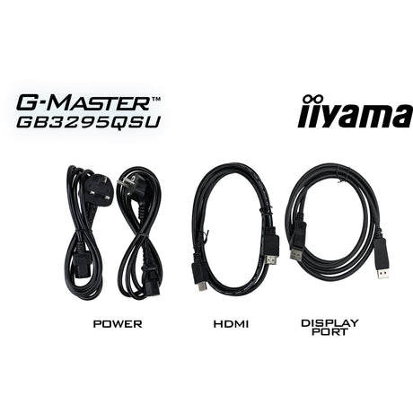 Iiyama G-Master Red Eagle GB3272QSU-B1 31,5 Gaming-Monitor (Schwarz (matt), 180 Hz, HDMI, DisplayPort, USB, Audio)