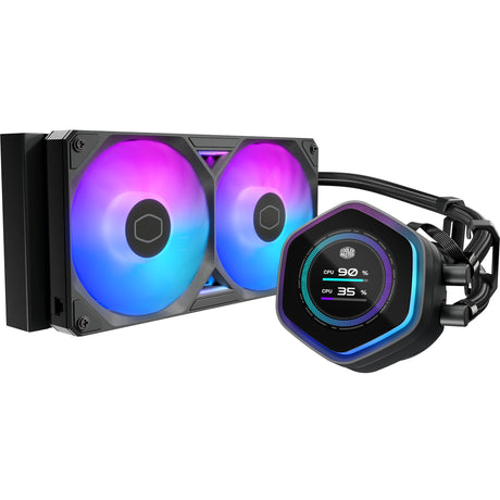 Cooler Master MasterLiquid 240 Atmos II LCD ARGB Wasserkühlung (Schwarz)